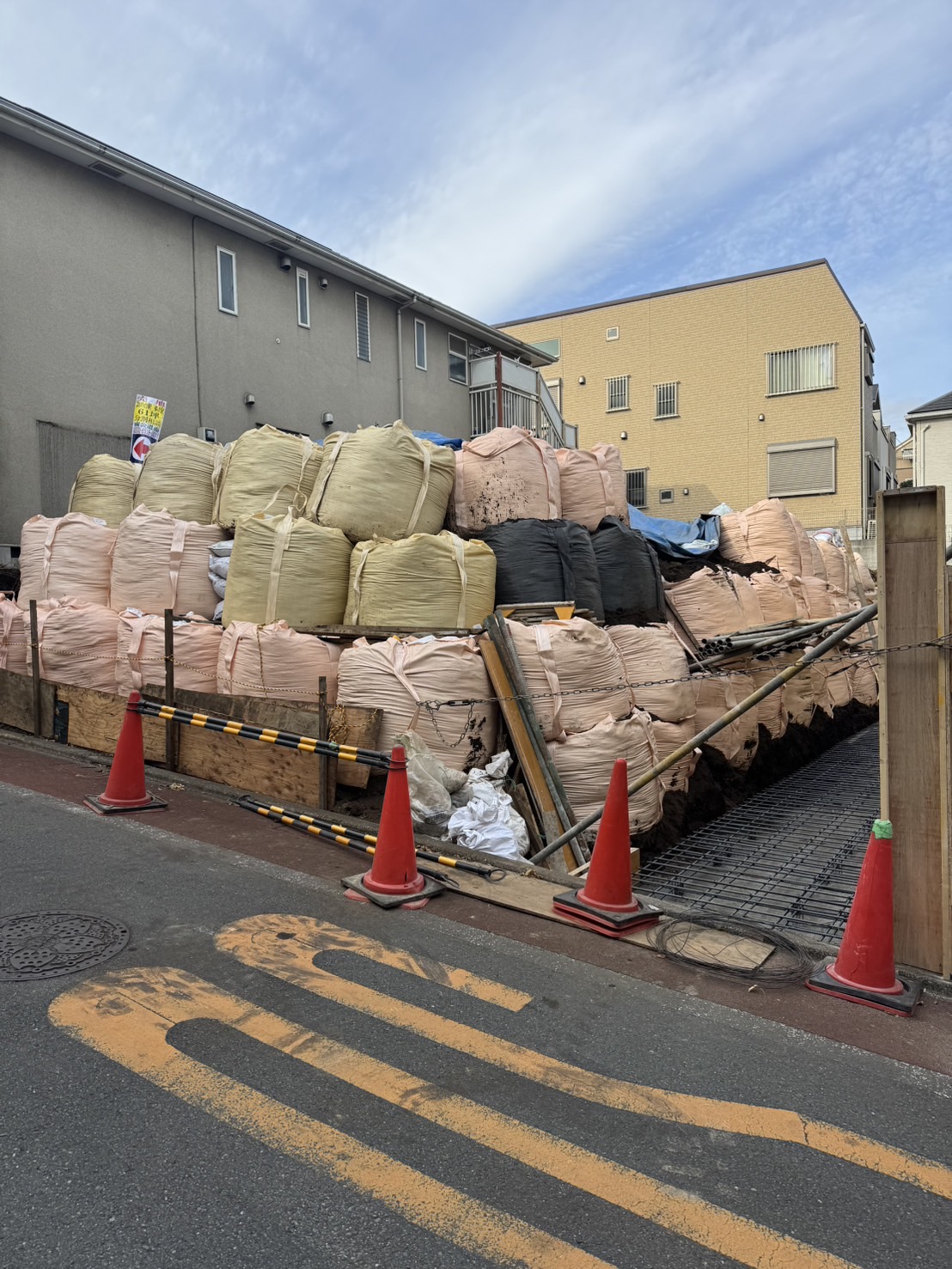 品川区旗の台　擁壁工事